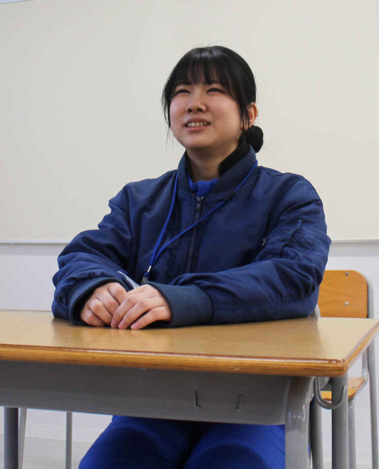 面接よりも、友達ができるかが一番不安でした。